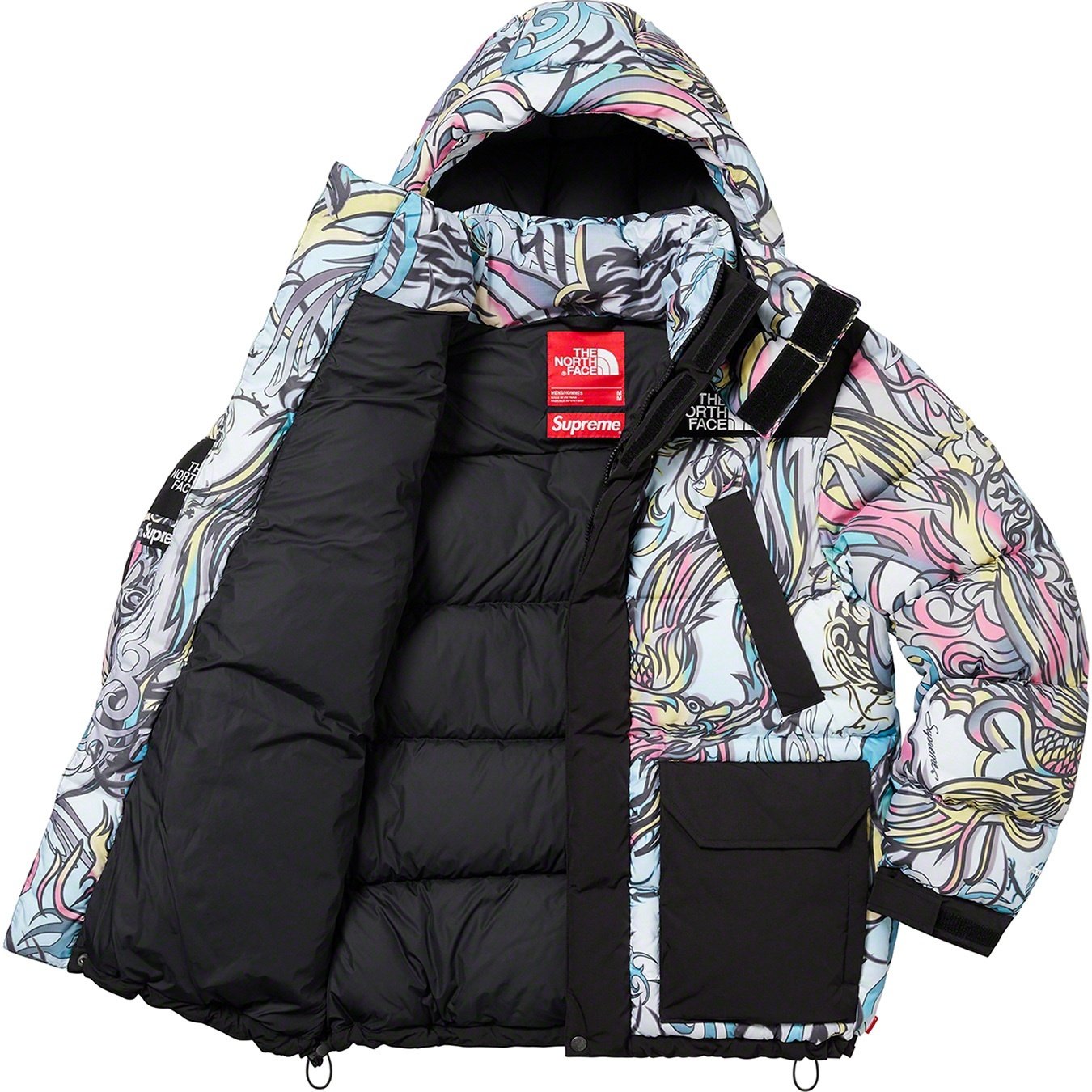 Supreme Supreme The North Face 700-Fill Down Parka (FW22) - Multicolor Dragon - $598