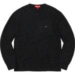 Supreme Small Box Speckle Sweater (FW22) - Black