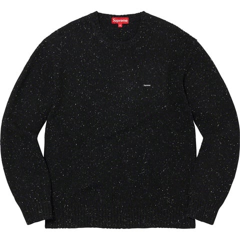 Small Box Speckle Sweater M ブラック Small Box Speckle Sweater - fall/winter 2022 - Supreme