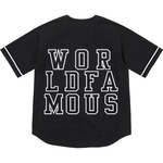 Supreme Denim Baseball Jersey (FW22) - Black