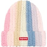 Supreme Gradient Crochet Beanie (FW22) - $44