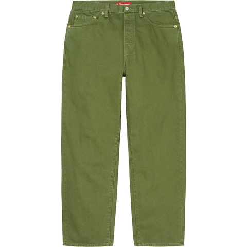 パンツ Supreme Baggy Jean Green size30 Baggy Jean - fall/winter 2022 - Supreme