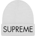 Supreme Capital Beanie (FW22) - Ash Grey