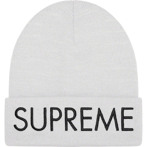 Supreme Capital Beanie - Ash Grey