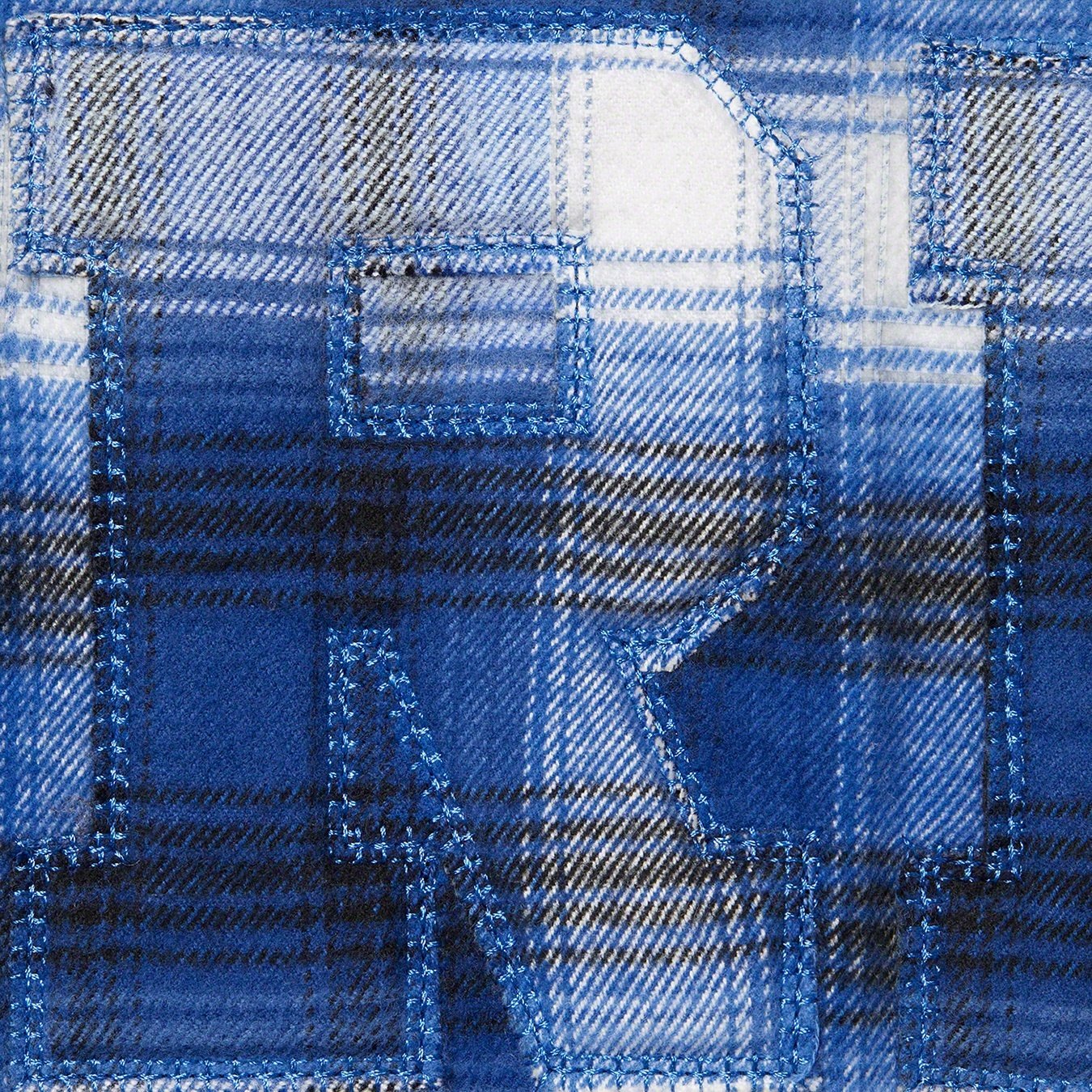 Supreme Flannel Reversible Puffer Jacket (FW22) - Grey - $298