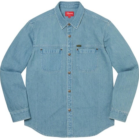 Supreme Snap Work Shirt - Denim