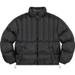 Supreme Flannel Reversible Puffer Jacket (FW22) - Black