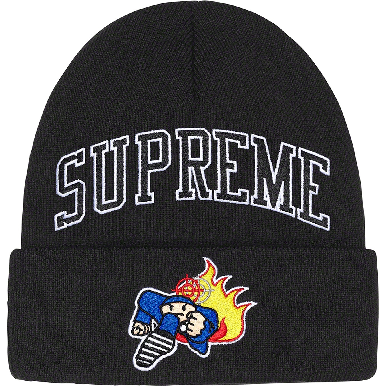Supreme Duck Down Records Beanie (FW22) - Black - $40