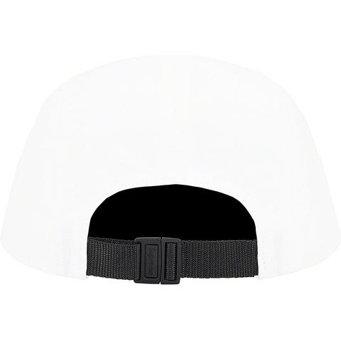 Supreme Reflective Jacquard Logo Camp Cap - White