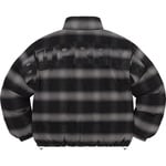 Supreme Flannel Reversible Puffer Jacket (FW22) - Black