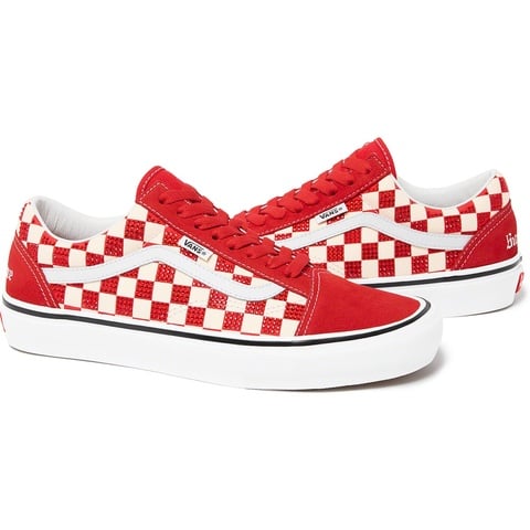 Supreme Supreme®/Swarovski® Vans® Old Skool - Red