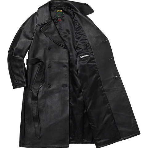 Supreme®/Schott® Leather Trench Coat - Supreme
