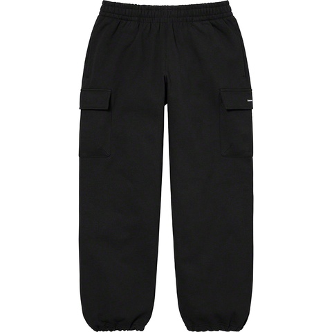 Supreme Small Box Cargo Sweatpant - Black