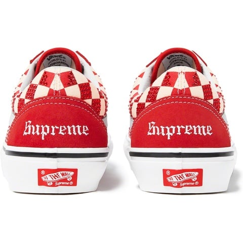 Supreme Supreme®/Swarovski® Vans® Old Skool - Red