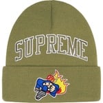 Supreme Duck Down Records Beanie (FW22) - Light Olive