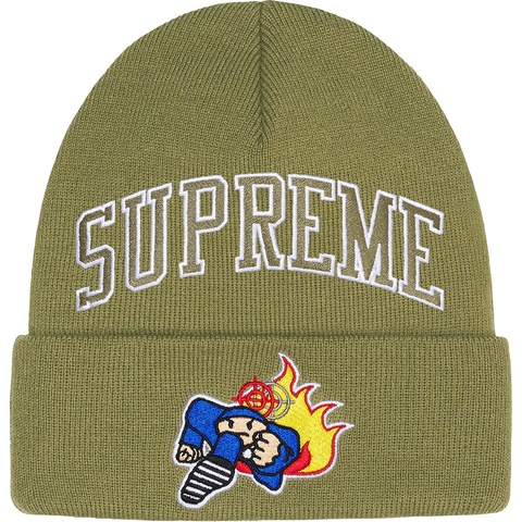 Supreme Duck Down Records Beanie - Light Olive