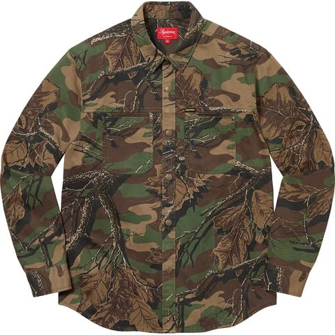 Supreme Snap Work Shirt - Branch Woodland Camo