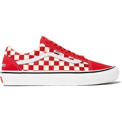 Supreme Supreme®/Swarovski® Vans® Old Skool - Red