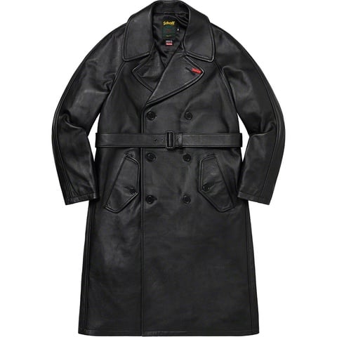 Supreme®/Schott® Leather Trench Coat - Supreme