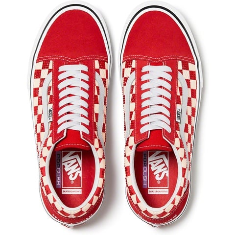 Supreme Supreme®/Swarovski® Vans® Old Skool - Red
