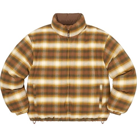 Flannel Reversible Puffer Jacket - Supreme Flannel Reversible Puffer Jacket - Supreme
