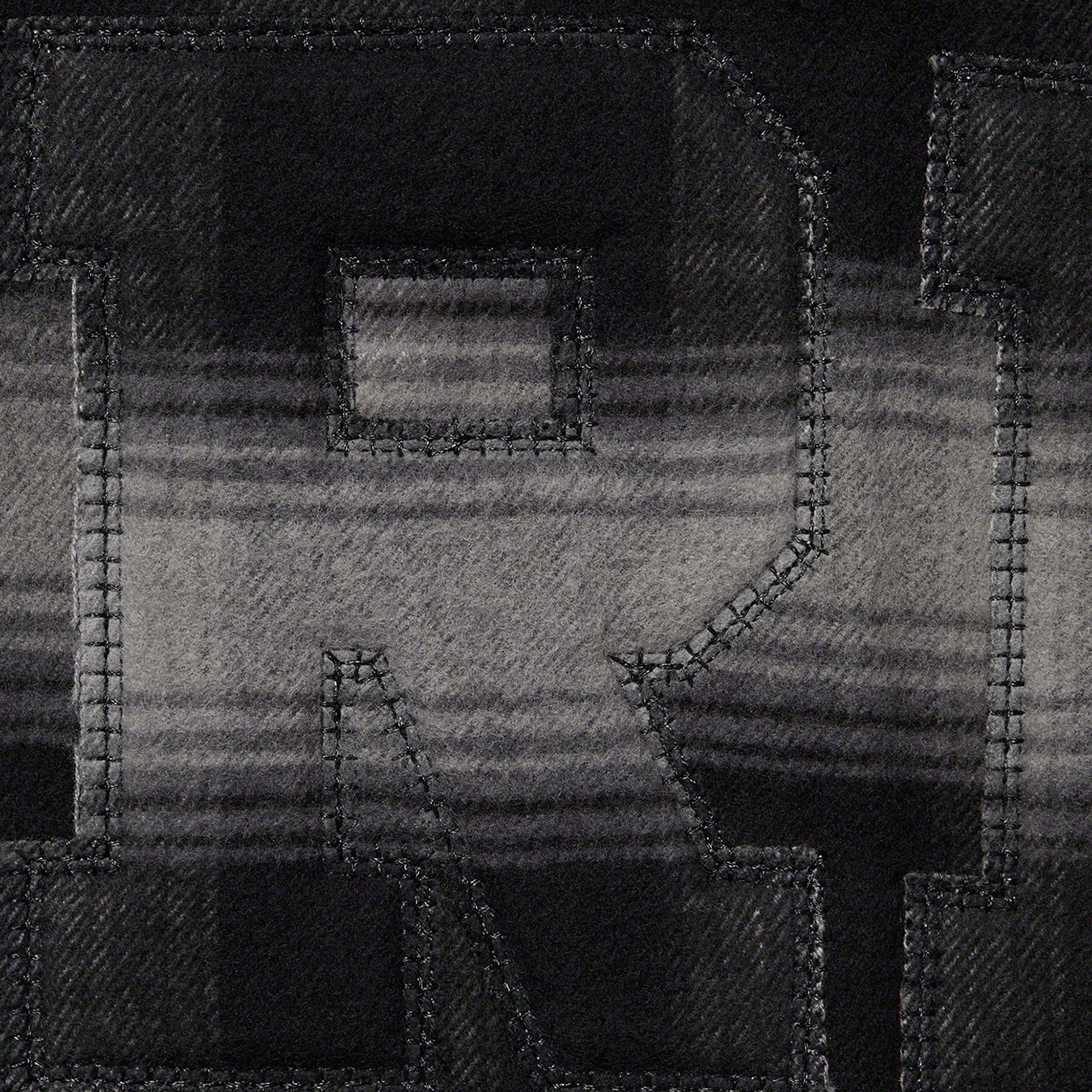 Supreme Flannel Reversible Puffer Jacket (FW22) - Black - $298