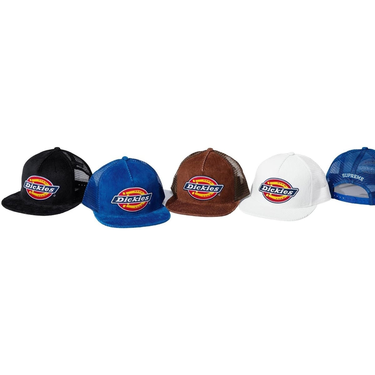 Supreme ￼ dickiesデニムキャップ Buy Supreme x Dickies Corduroy Mesh Back 5-Panel 'Royal' - FW22H4