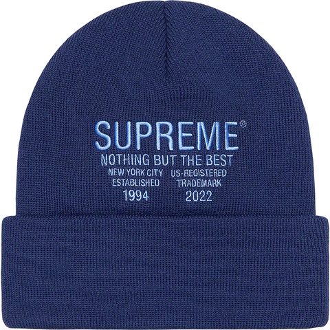 Supreme Nothing But Beanie - Navy