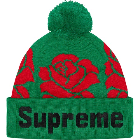 Supreme Rose Beanie - Green