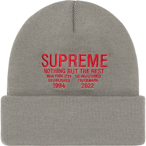 Supreme Nothing But Beanie - Grey