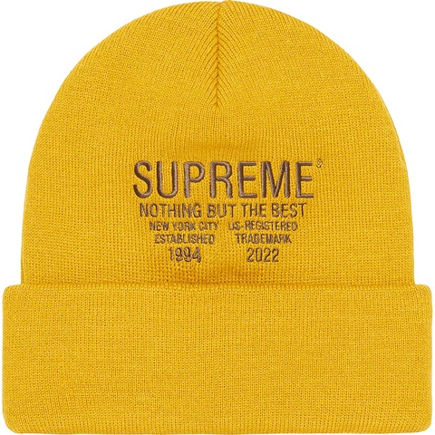 Supreme Nothing But Beanie - Mustard