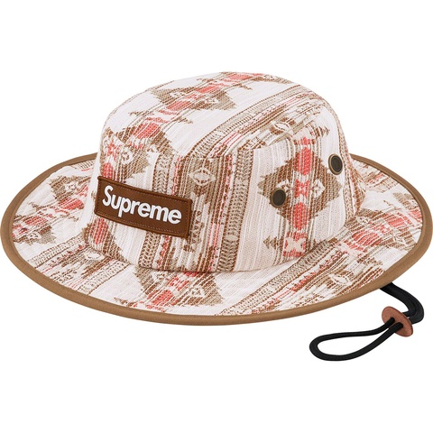 Supreme Woven Pattern Boonie - Tan