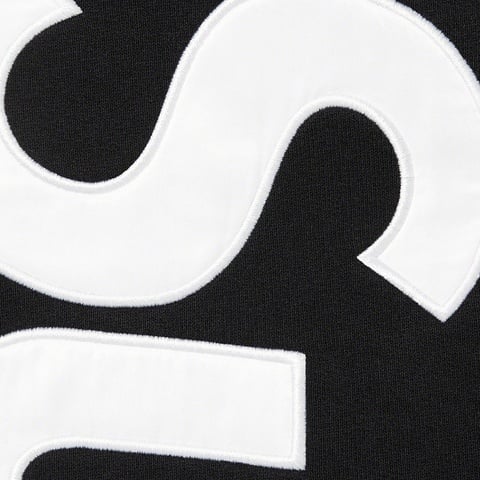 Supreme Satin Appliqué Sweatpant - Black