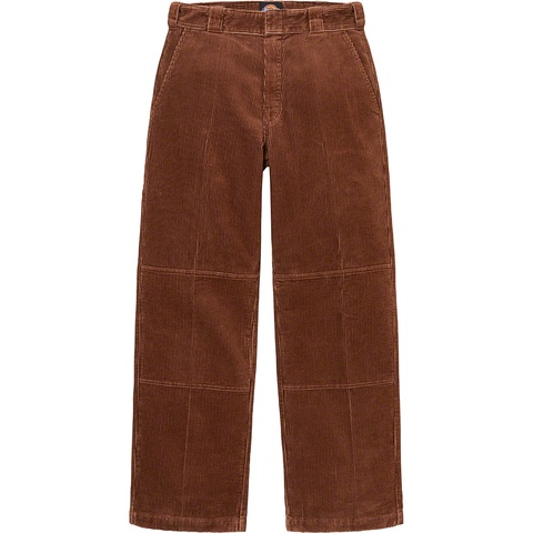 Supreme Supreme®/Dickies® Double Knee Corduroy Work Pant - Brown