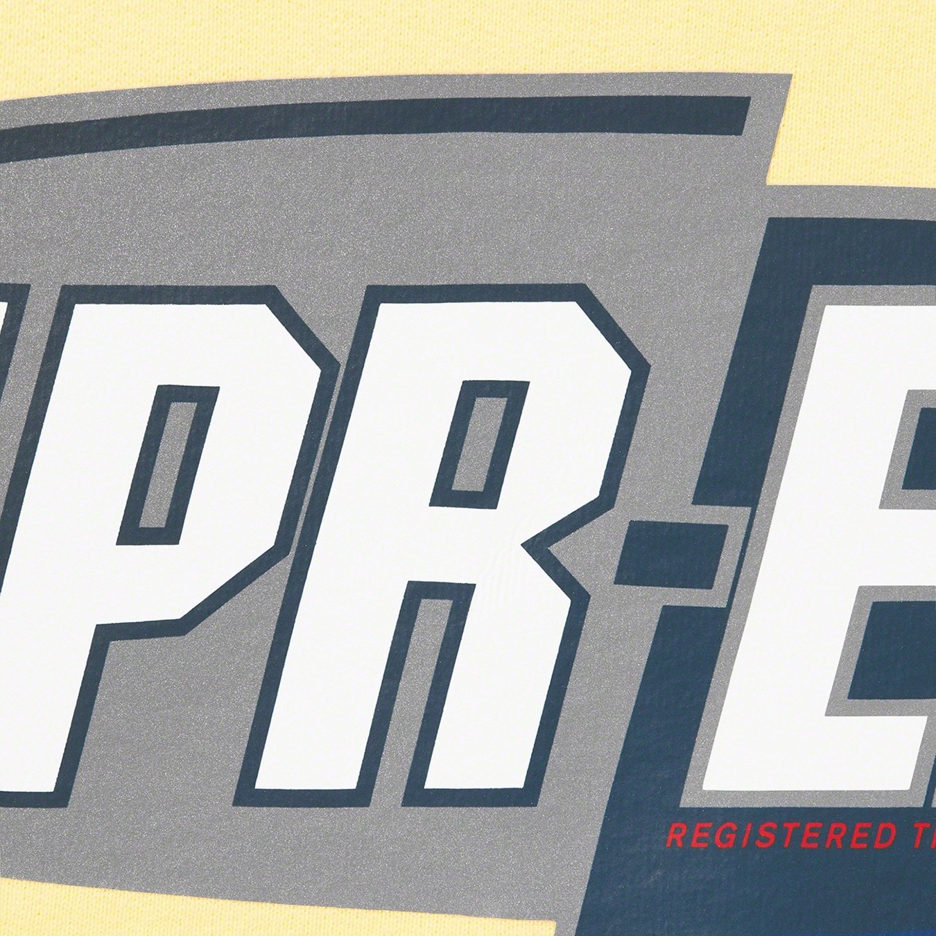 Supreme 212 Crewneck (FW22) - Light Yellow - $148