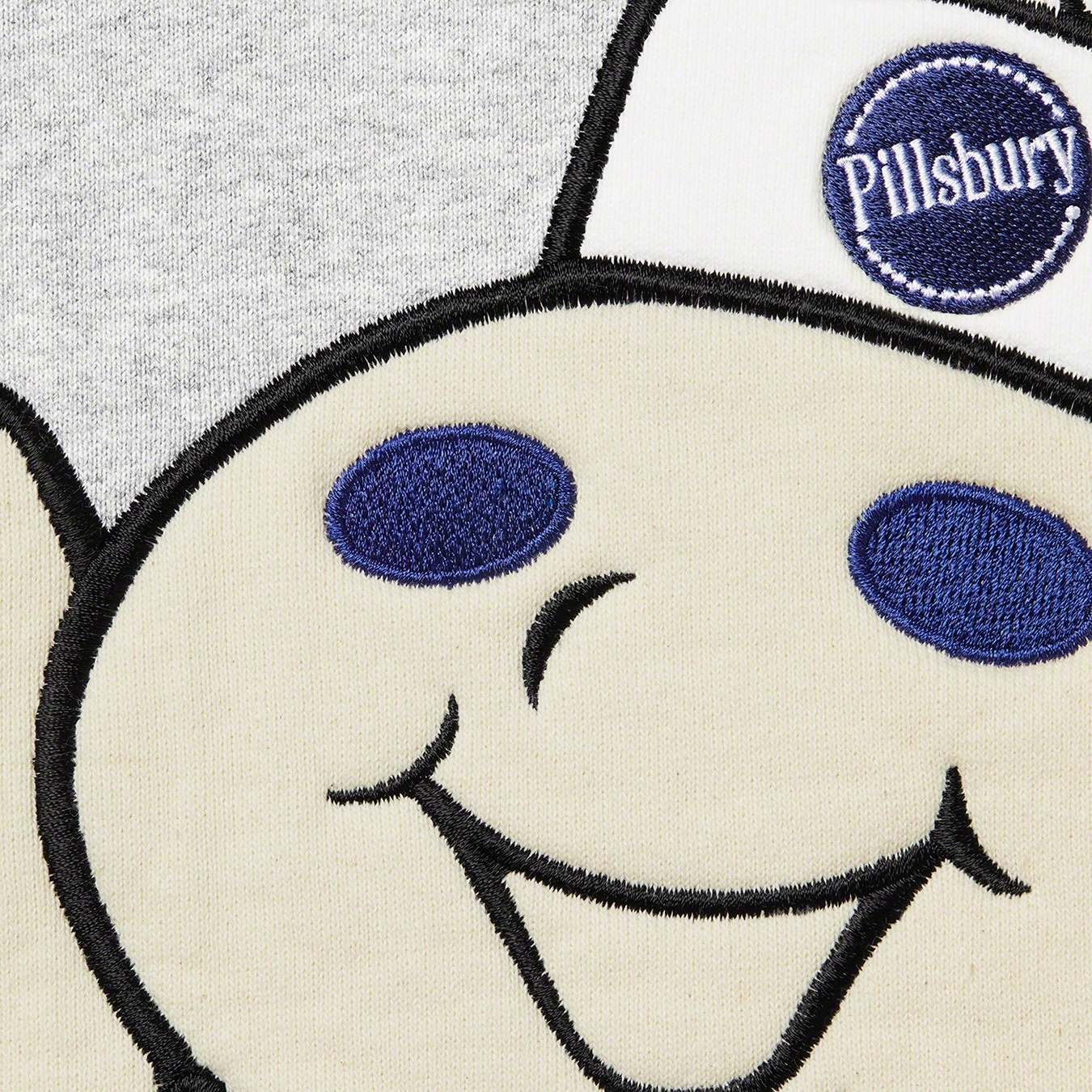 Supreme Doughboy Zip Up Hooded Sweatshirt (FW22) - Heather Grey - $178