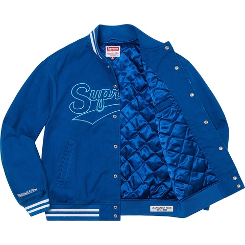 Supreme®/Mitchell & Ness® Doughboy Twill Varsity Jacket - Supreme