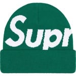 Supreme Big Logo Beanie (FW22) - Dark Green
