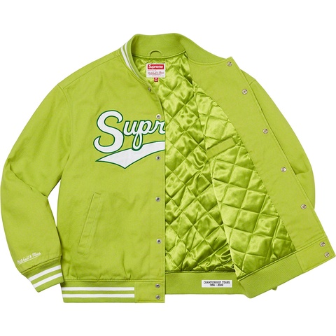 Supreme®/Mitchell & Ness® Doughboy Twill Varsity Jacket - Supreme