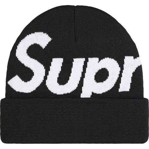 Supreme Big Logo Beanie - Black
