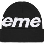 Supreme Big Logo Beanie (FW22) - Black