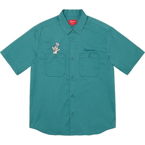 Supreme Doughboy S/S Work Shirt - Work Green