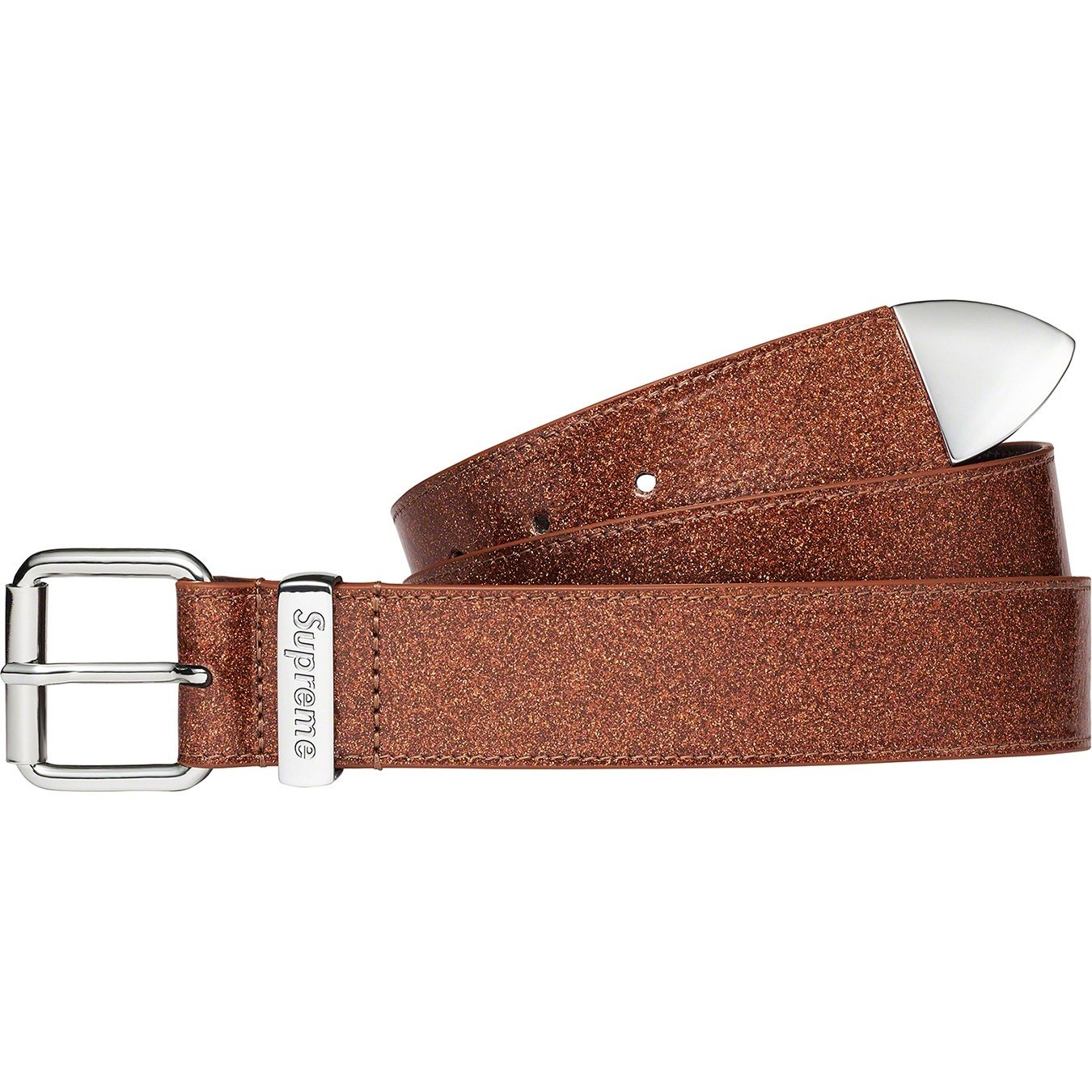 小物 Supreme Glitter Vinyl Ranger Belt Brown Supreme Glitter Vinyl Ranger Belt Brown - FW22 - US
