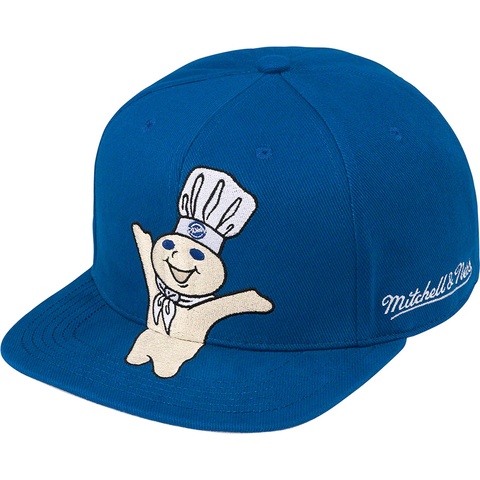 Supreme Supreme®/Mitchell & Ness® Doughboy Fitted 6-Panel - Blue