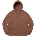 Supreme Doughboy Zip Up Hooded Sweatshirt (FW22) - Brown