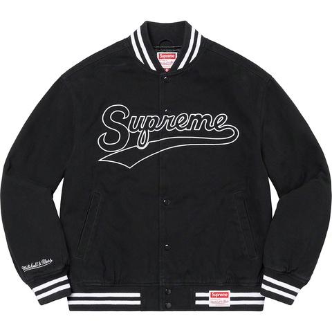 Supreme®/Mitchell & Ness® Doughboy Twill Varsity Jacket - Supreme