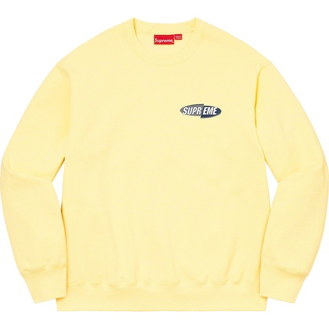 Supreme 212 Crewneck - Light Yellow