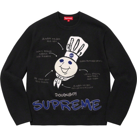 Supreme Doughboy Sweater - Black