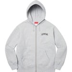 Supreme Doughboy Zip Up Hooded Sweatshirt (FW22) - Heather Grey