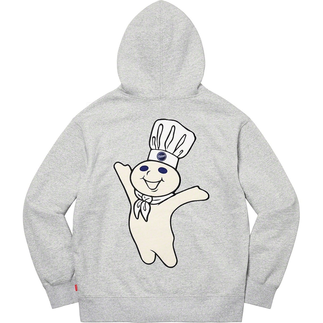 Supreme Doughboy Zip Up Hooded Sweatshirt (FW22) - Heather Grey - $178